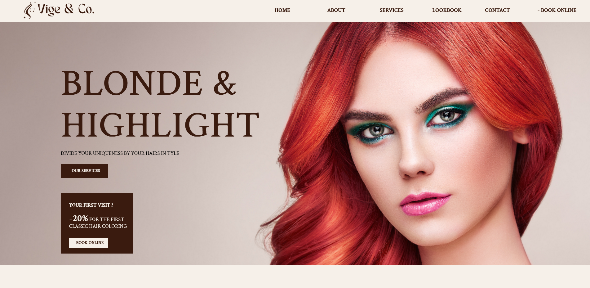 Hair Salon Website