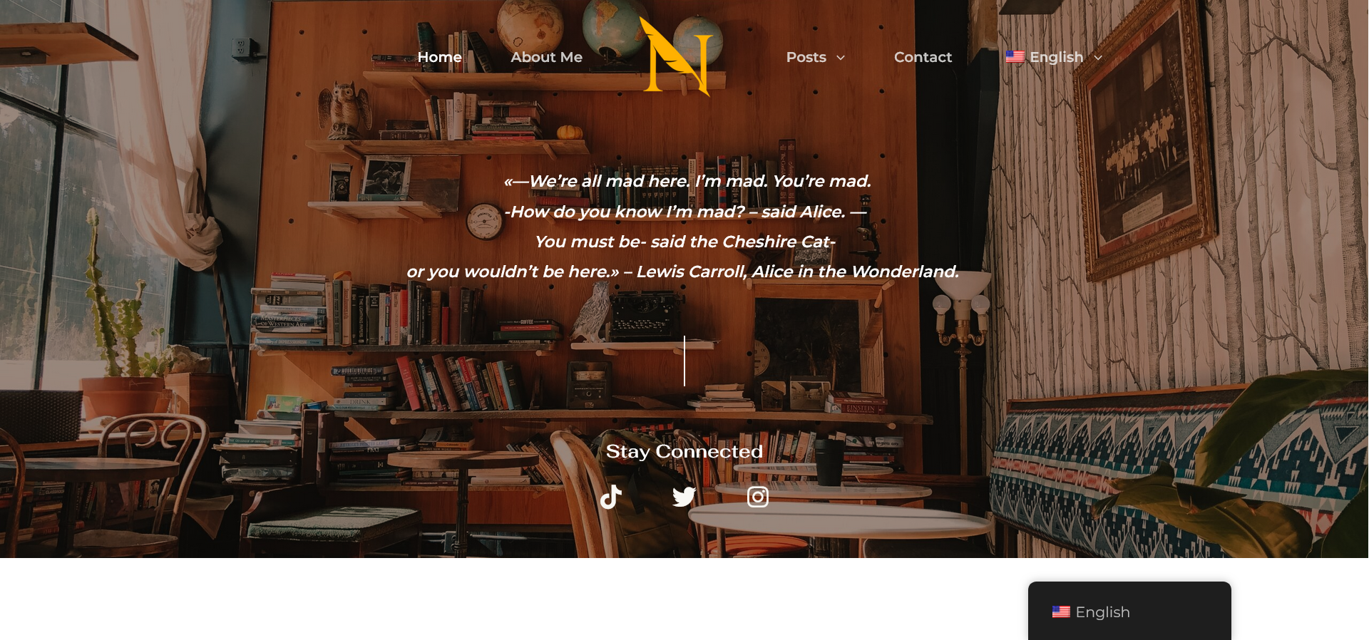 Plucky Words (Wordpress Blog Site)